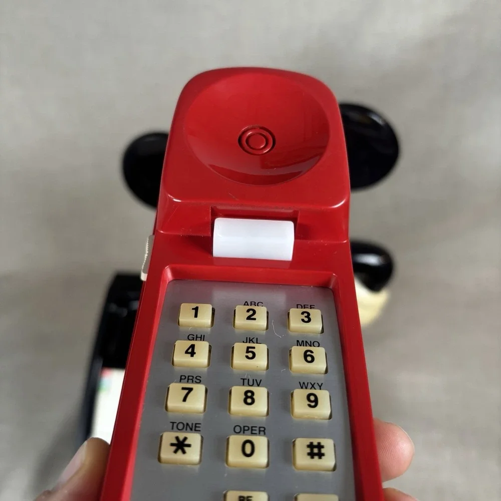 Vintage Disney Mickey Mouse Push Button Landline Phone 1976 Tested Works